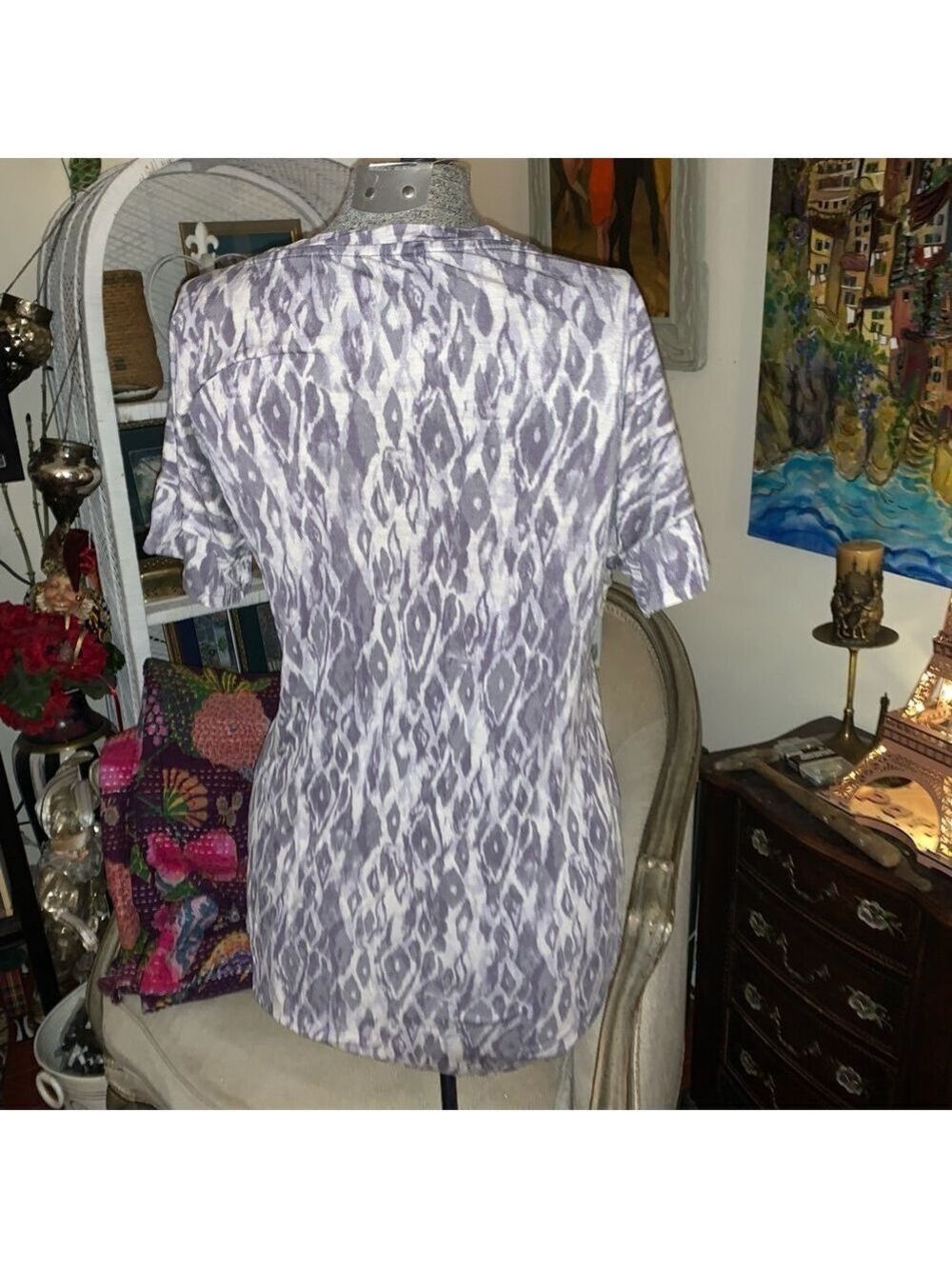 Short sleeve t Shirt, Size M, Gray and grey - Picture 4 of 9